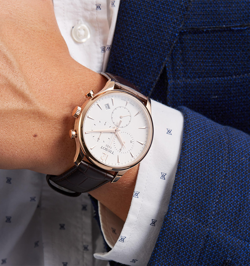 montre homme tissot tradition chronograph t0636173603700