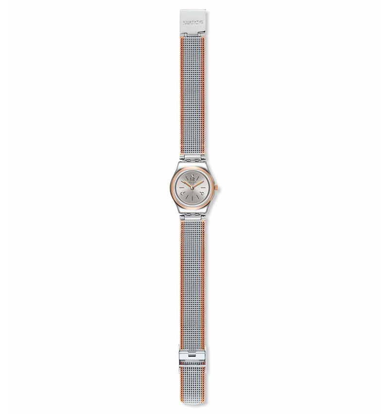 montre femme swatch silver jacket yss327m